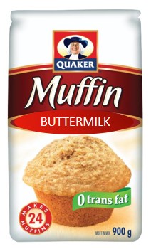 Pepsico Quaker Buttermilk  Muffin Mix 900g 12/cs