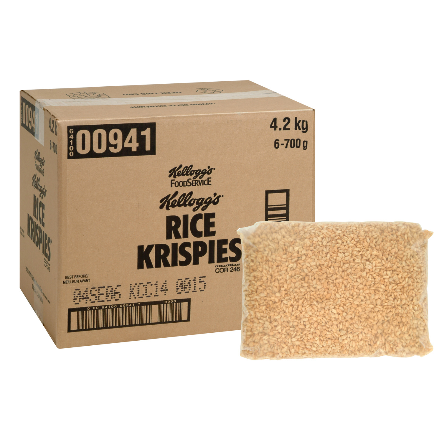 Kellogg&#39;s Rice Krispies Cereal 700g 6cs