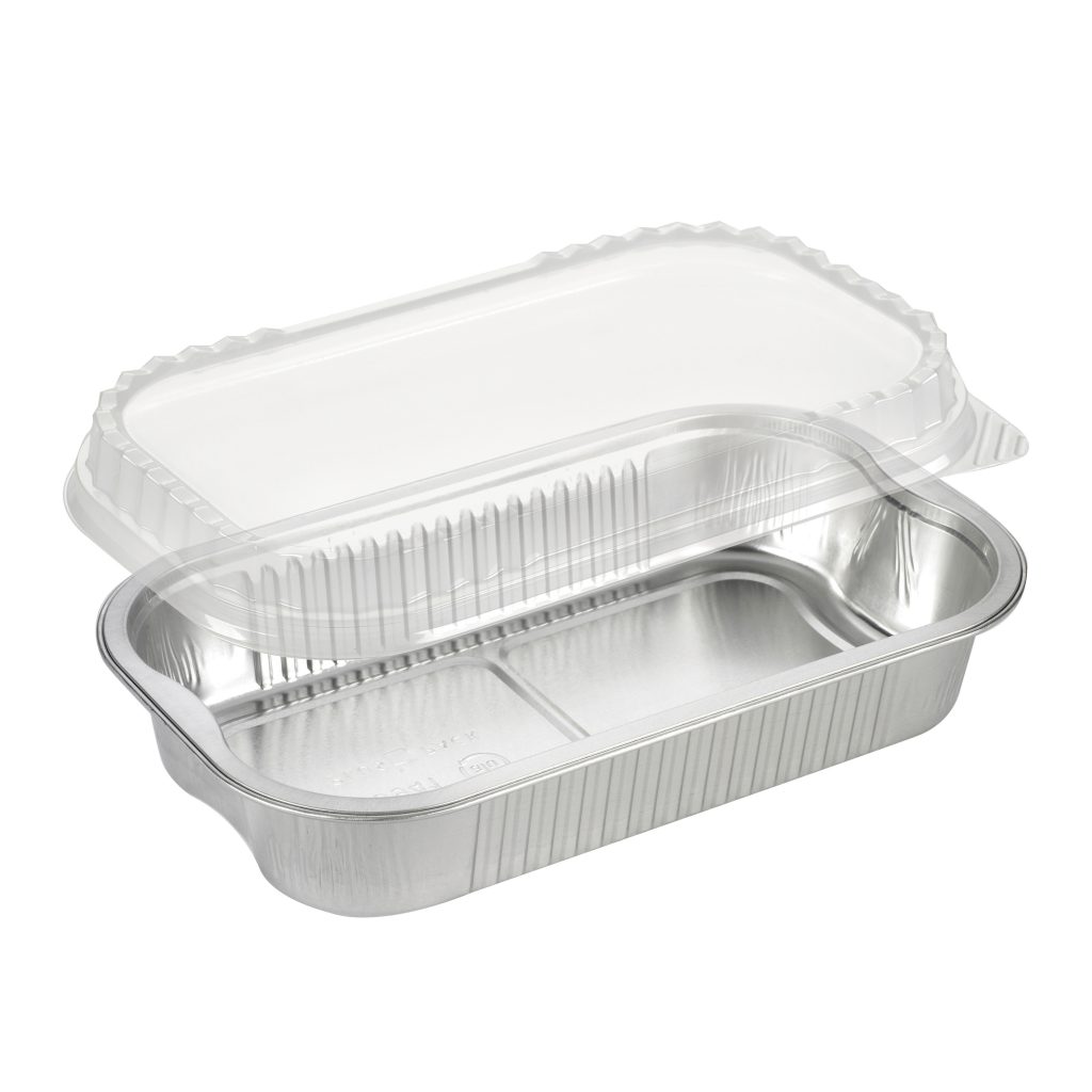 TALTHI 940ml/32oz 4x8 Silver  Aluminum Container Combo 