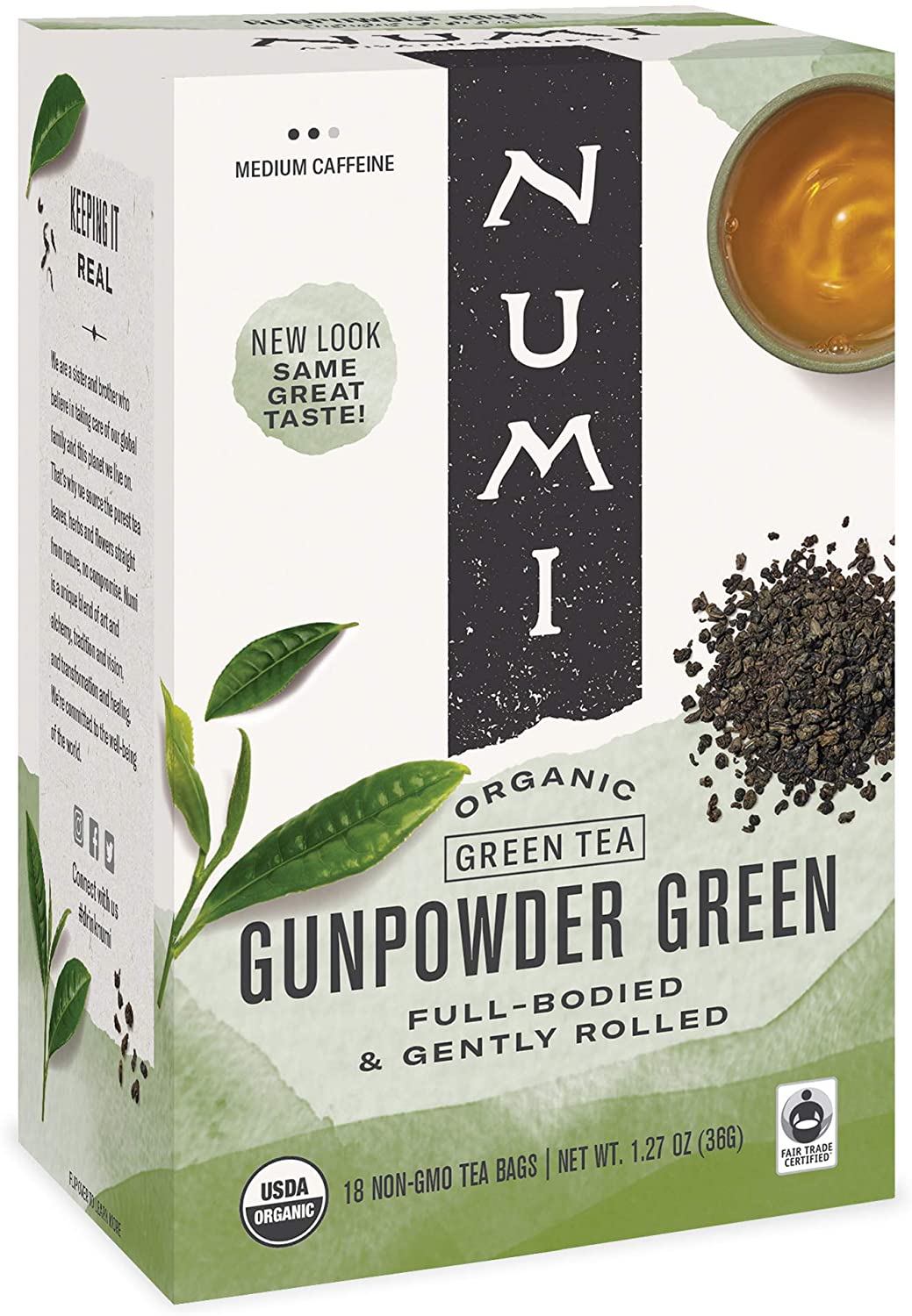 Numi Tea Gunpowder Green
6x18ea