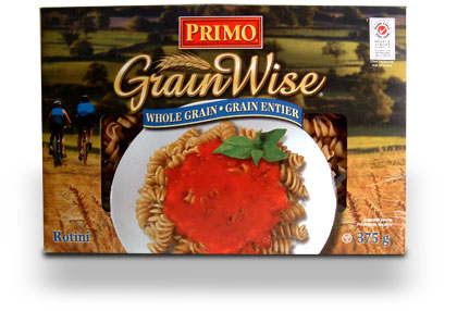Primo Whole Grain Rotini 375G 12/cs