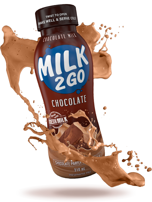 Milk 2 Go 1% Shelf Stable  Chocolate Milk 24x200ml