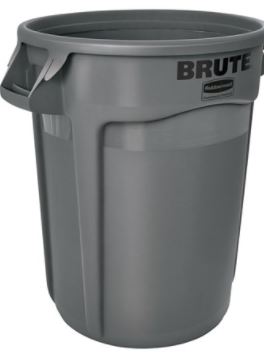Brute 32 Gallon Waste Container Grey
