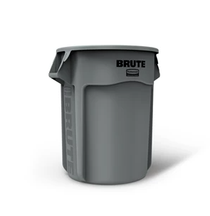 Brute 55 Gallon Container Straightwall Gray