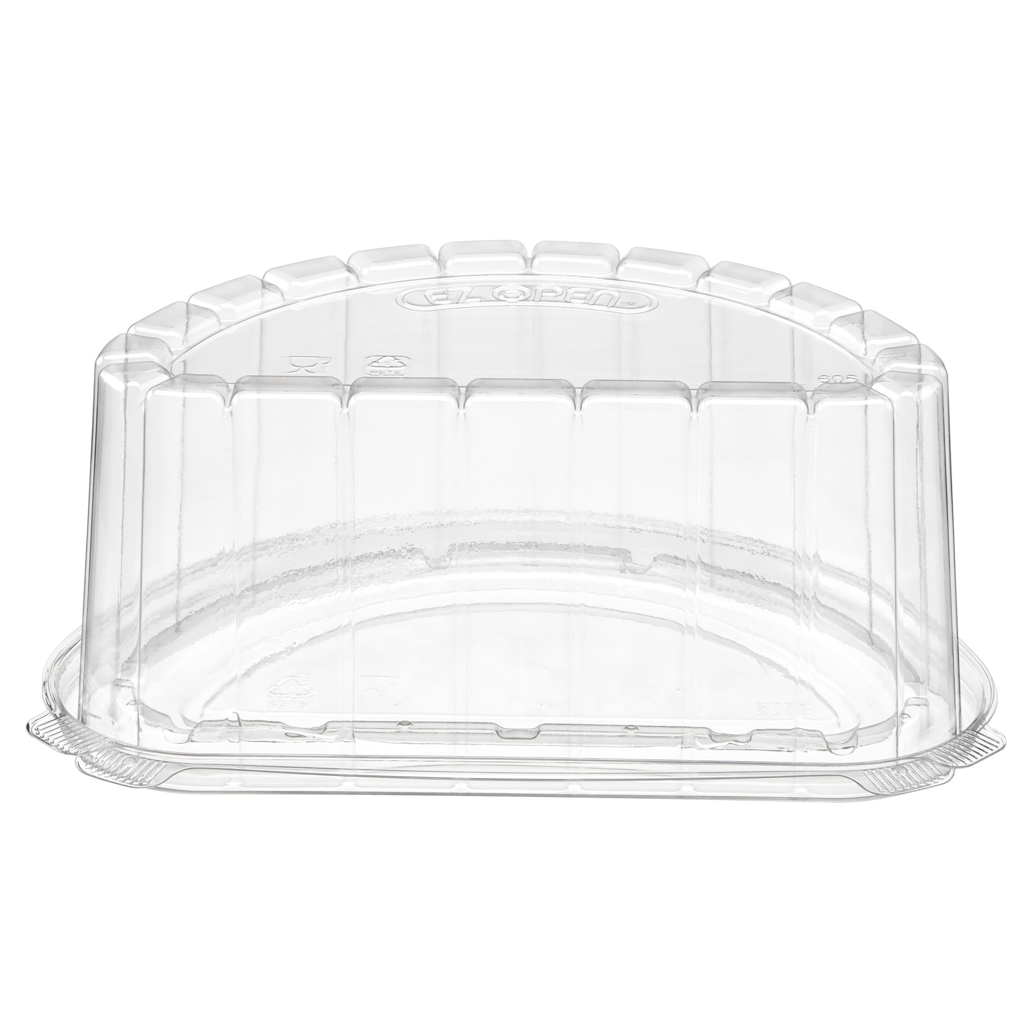 Essentials 8&quot; Clear  Shallow 1/2 Cake Combo 
