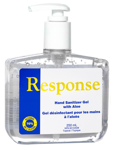 Hand Sanitizer 250ml  Response Bottle 12/case