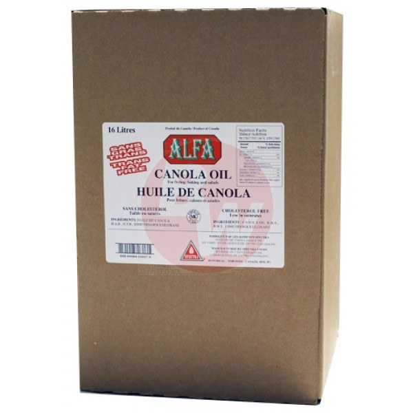 ALFA Canola Oil Box 16L
(BIB)