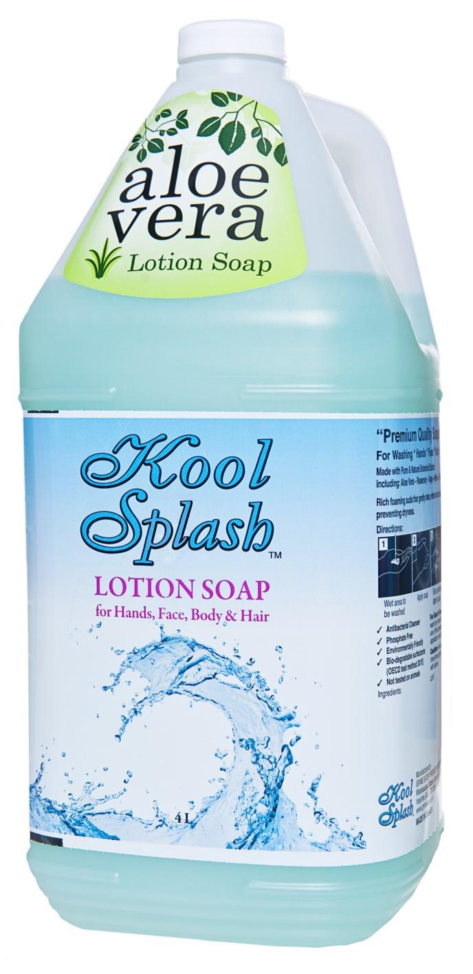 WAT Hand Soap Kool Blue Splash  Deluxe Blue 4L