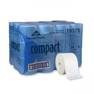 Toilet Tissue 2 ply Compact  36 Rolls x 1000 Feet