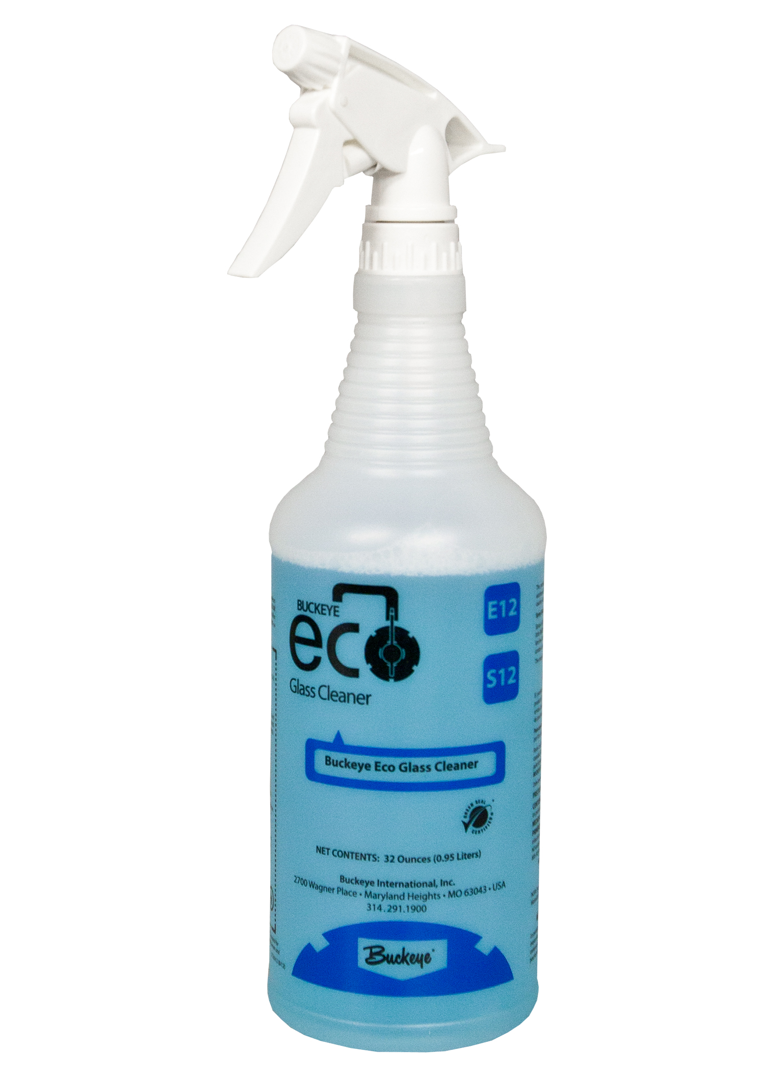 Buckeye ECO E12 Empty Bottle - Glass Cleaner 12/cs
