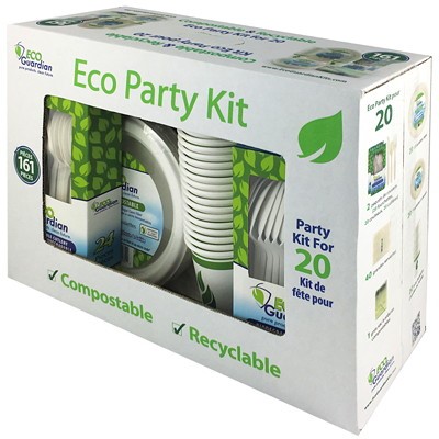 EcoGuardian Party Kit with  window 161 Pieces 8/case