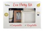 EcoGuardian Designer Eco Party  Kit -(104 Pieces) 8/cs