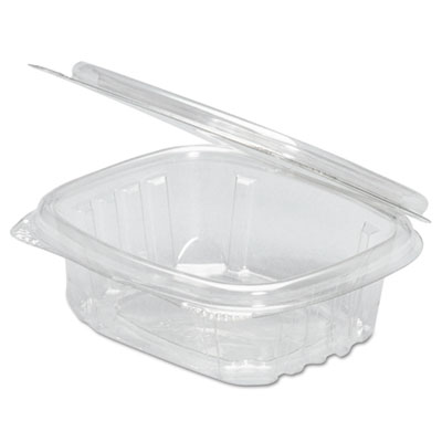 Genpak AD24 24oz Clear Hinged Container 200/Case