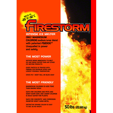 Firestorm Ice Melter 20kg Bag  (Melts to -32 Celsius) 50 per 