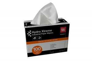 White Hydro Extreme Wipers 9&quot;x16.5&quot; 100/Box 9/Case