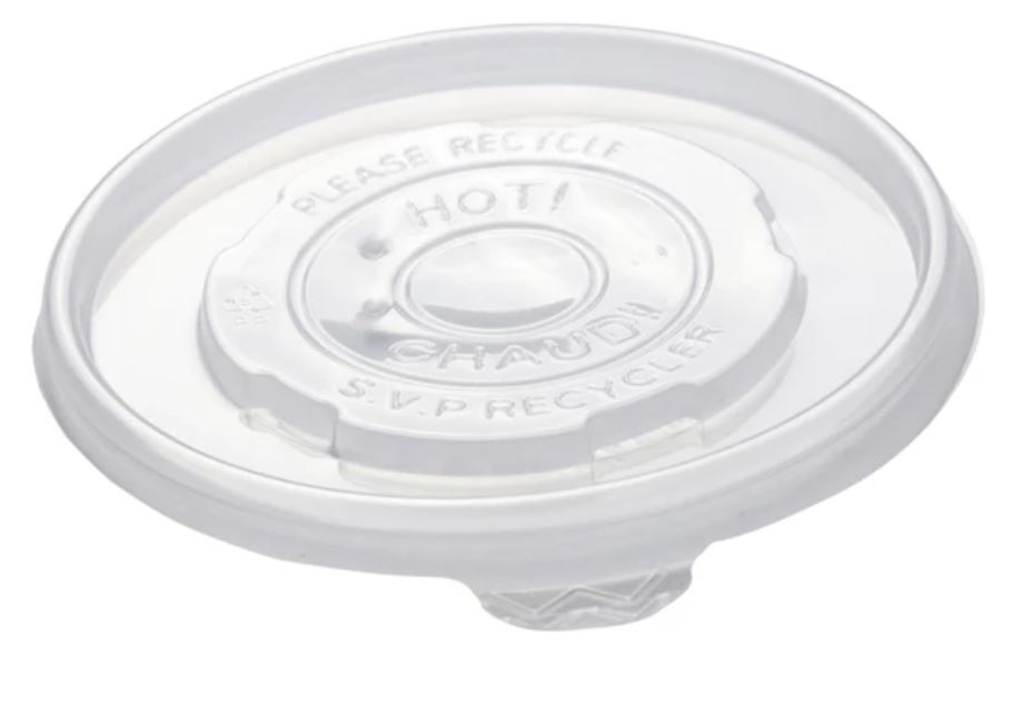 Clear Dome Lid for 8oz Kraft 
Eco Bowl 1000/Case