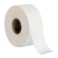 Toilet Tissue 1ply Jumbo  8 Rolls x 2000 Feet 3.3&quot; Core