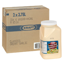Kraft Creamy Garlic Dressing 2x4L