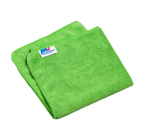 Microfiber Cloth 14 x 14 Green  12/PK