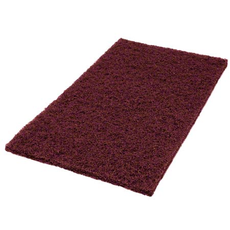 Maroon Dry Stripping Pad 14&quot;x20&quot; 10/Case