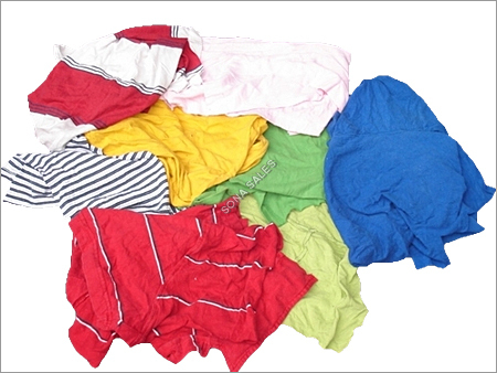 Wiper Tshirt Mixed Colours (Cut) 25Lb/Bundle