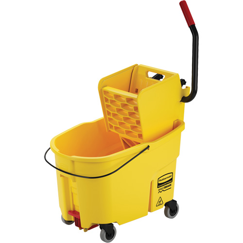 Wavebrake Bucket/Wringer Combo 33L Yellow Downpress