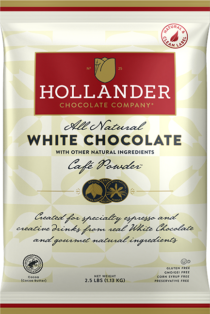 Hollander Sweet Ground White  Chocolate Powder 10x2.5LB