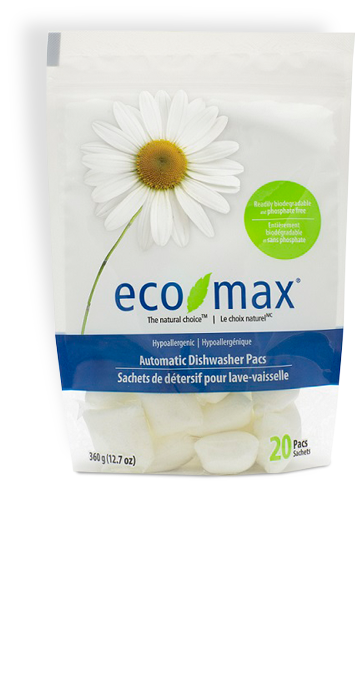 Eco Max Dishwasher Pods  Hypoallergenic