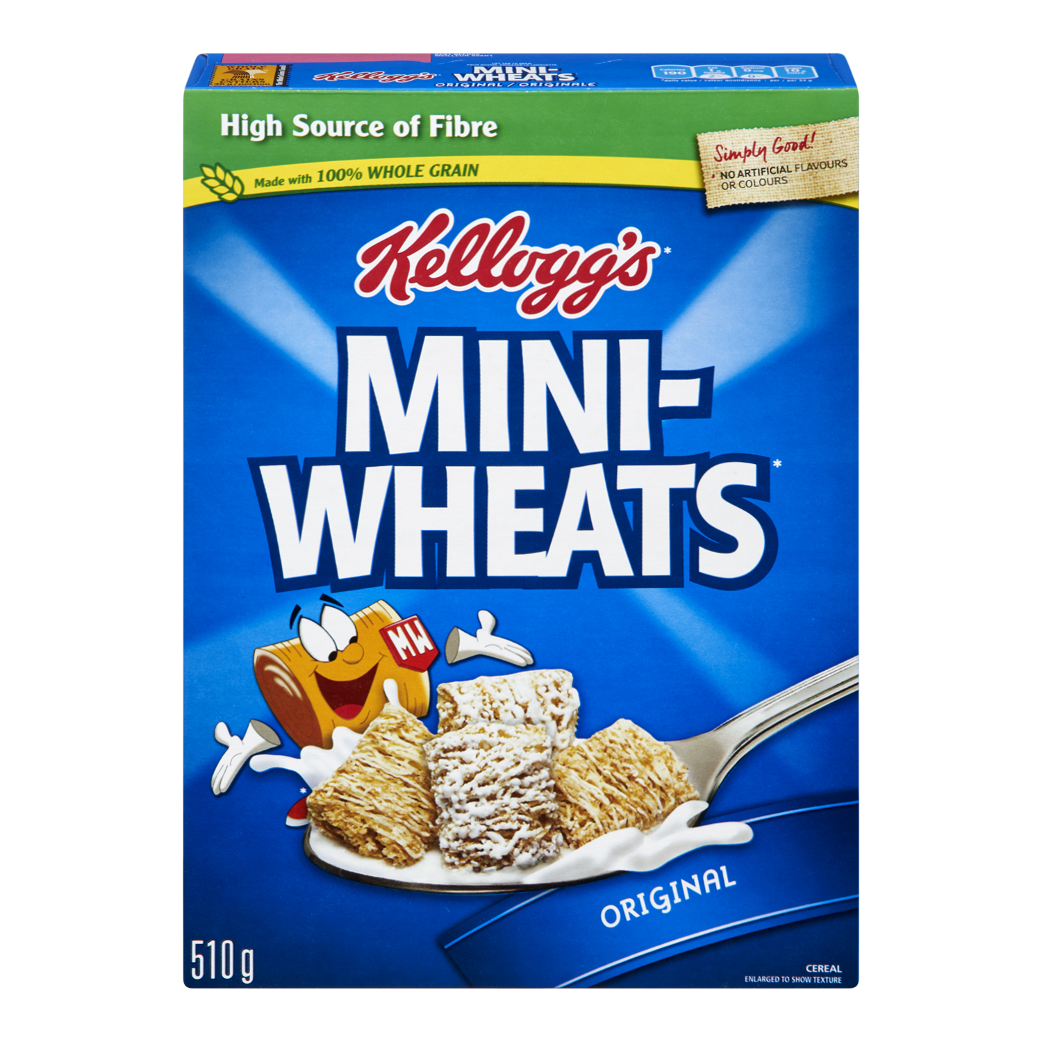 Kellogg&#39;s Mini Wheat Cereal 400 Gram Box 10/Case