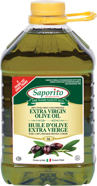 Saporito Extra Virgin Olive Oil 4x3L