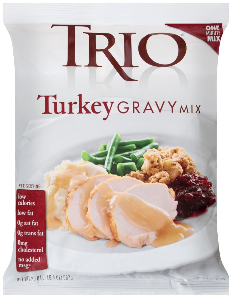 Trio Turkey Gravy Mix 8x560g